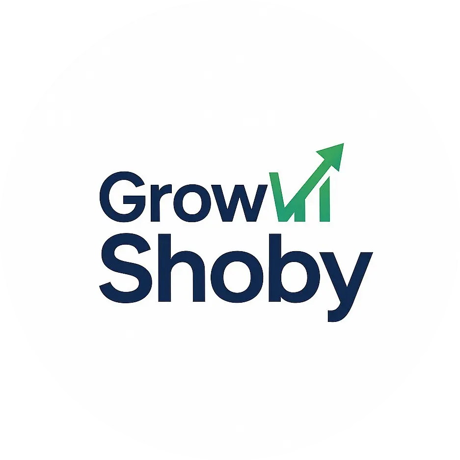 Site's logo refering to the start up growwithshoby